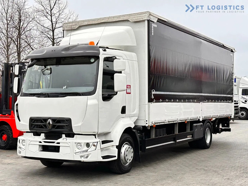 Renault Midlum 250 Renault D 250 / AUTOMATIC / 4X2 / 18 PALLETS / TAIL LIFT / SIDE BOARDS / curtainsider truck - Тентована вантажівка: фото 2 Renault Midlum 250 Renault D 250 / AUTOMATIC / 4X2 / 18 PALLETS / TAIL LIFT / SIDE BOARDS / curtainsider truck - Тентована вантажівка: фото 2