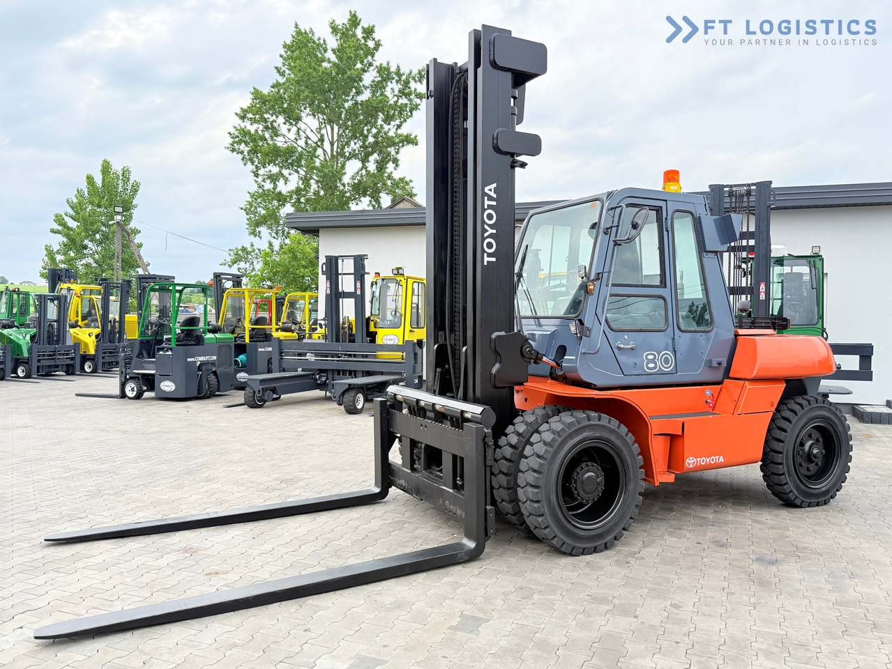TOYOTA 60-5FD80 / DIESEL / DUPLEX - 4500MM / NEW TYRES / HEATED CABIN / 8 TON / UDT / EXCELLENT CONDITION - Дизельний навантажувач: фото 1 TOYOTA 60-5FD80 / DIESEL / DUPLEX - 4500MM / NEW TYRES / HEATED CABIN / 8 TON / UDT / EXCELLENT CONDITION - Дизельний навантажувач: фото 1