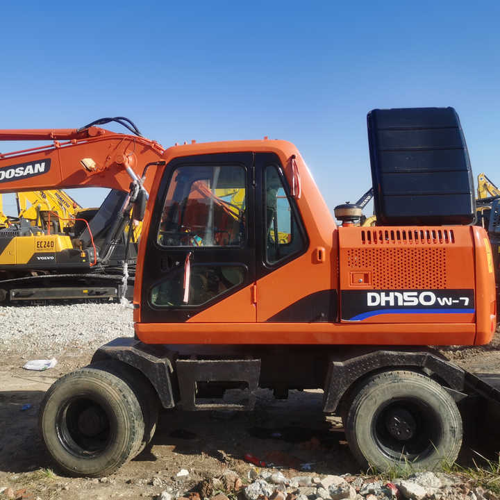 Used Digger Doosan Dh150w-7 Construction Machinery Construction Digger Used Doosan Dh150w-7 Cheap Excavator - Гусеничний екскаватор: фото 1 Used Digger Doosan Dh150w-7 Construction Machinery Construction Digger Used Doosan Dh150w-7 Cheap Excavator - Гусеничний екскаватор: фото 1