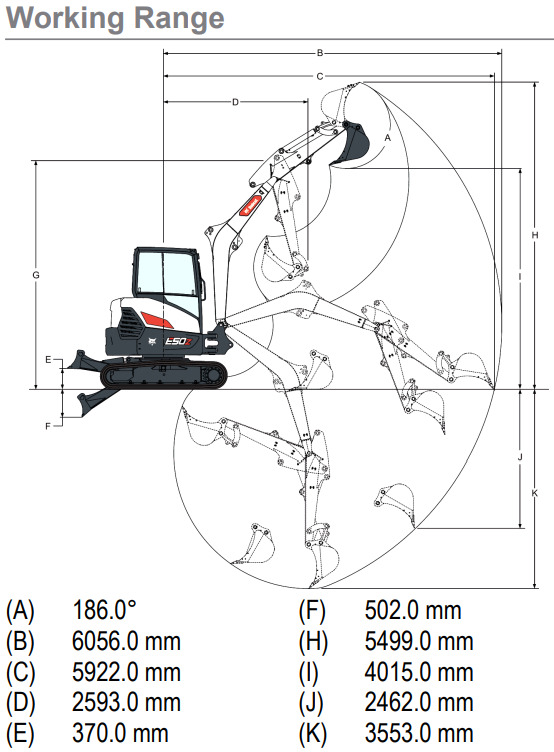 BOBCAT E50Z - Екскаватор: фото 3 BOBCAT E50Z - Екскаватор: фото 3
