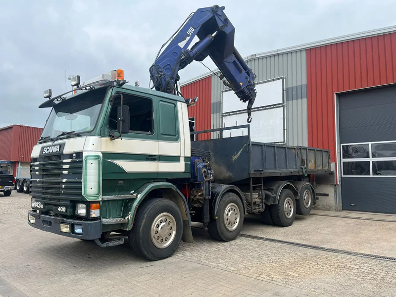 Scania R143-400 V8 143 v8 - Вантажівка з маніпулятором: фото 1 Scania R143-400 V8 143 v8 - Вантажівка з маніпулятором: фото 1