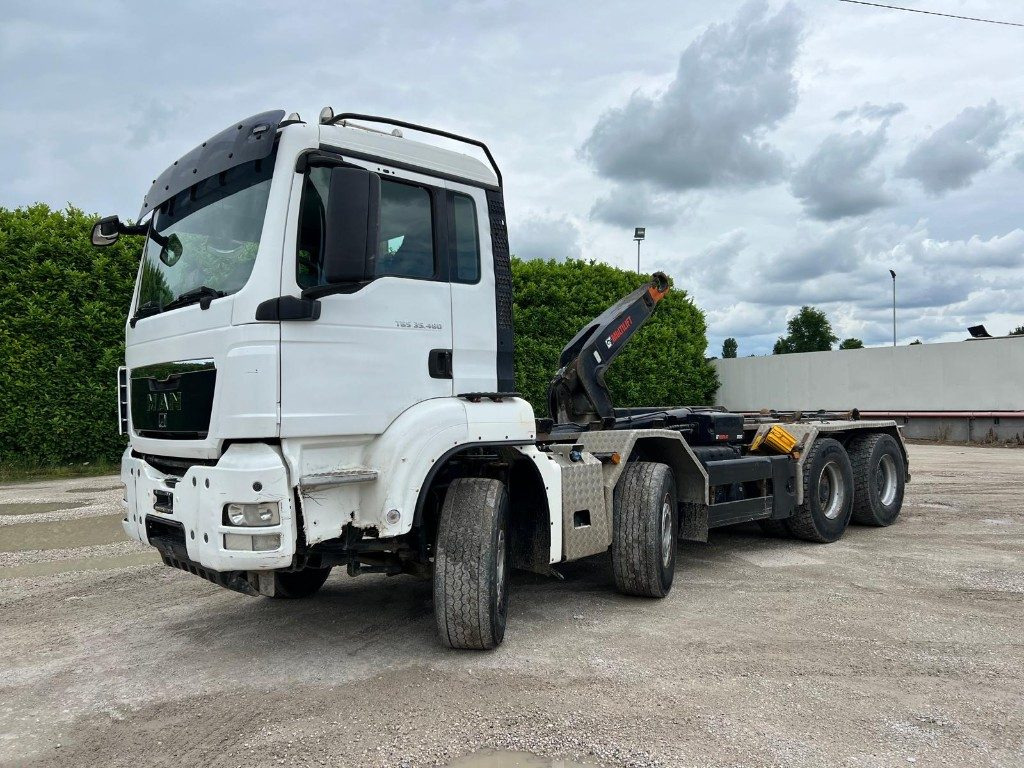 MAN TGS 35.480 USATO SCARRABILE - Гаковий мультиліфт вантажівка: фото 1 MAN TGS 35.480 USATO SCARRABILE - Гаковий мультиліфт вантажівка: фото 1