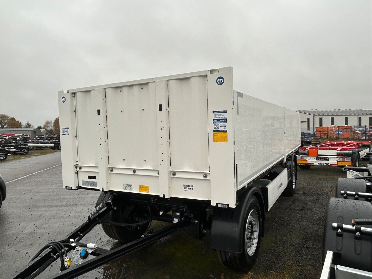 Krone AZP 18 eL42-BS Baustoff NEU - Бортовий причіп/ Платформа: фото 1 Krone AZP 18 eL42-BS Baustoff NEU - Бортовий причіп/ Платформа: фото 1