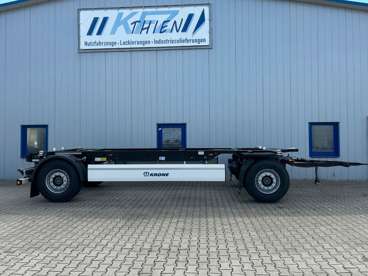 Контейнеровоз/ Змінний кузов причіп Krone AZW 18 eL3B9 22,5" BDF Box Carrier Neufahrzeug: фото 1