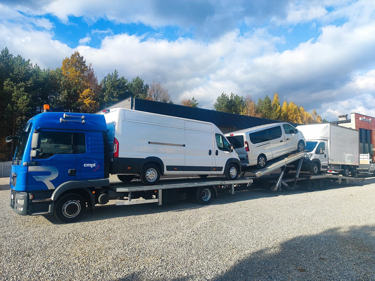 Автовоз вантажівка Для транспортування важкої техніки MAN TGL: фото 6