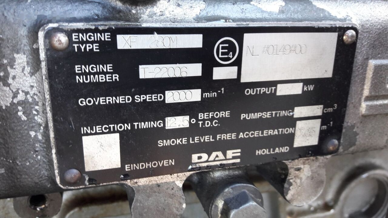 DAF XF280M DAF XF 95 - Двигун в категорії Вантажівки: фото 3 DAF XF280M DAF XF 95 - Двигун в категорії Вантажівки: фото 3