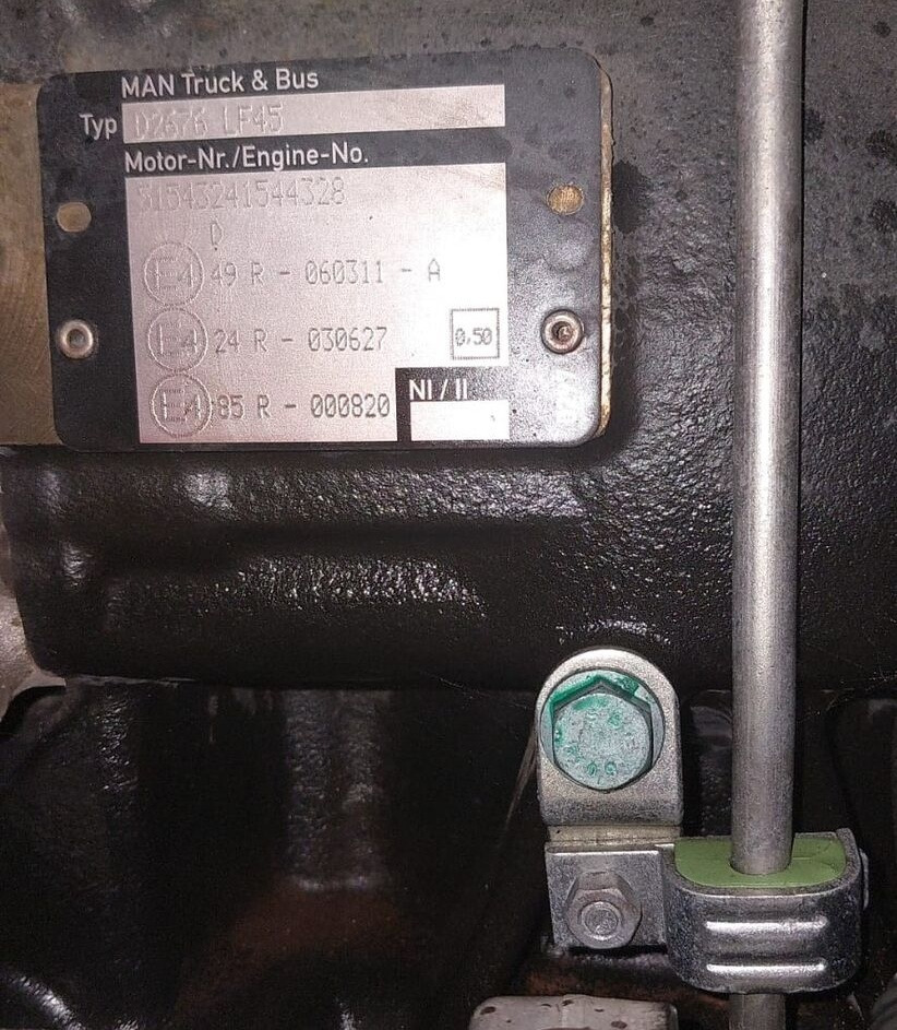 MAN D2676 LF45 MAN TGA, TGS, TGX - Двигун в категорії Вантажівки: фото 2 MAN D2676 LF45 MAN TGA, TGS, TGX - Двигун в категорії Вантажівки: фото 2