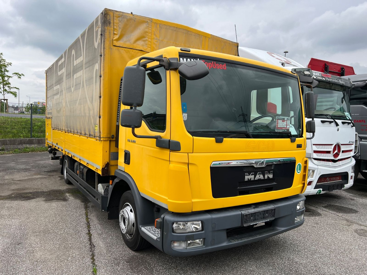 MAN TGL 8 180 - Тентована вантажівка: фото 2 MAN TGL 8 180 - Тентована вантажівка: фото 2