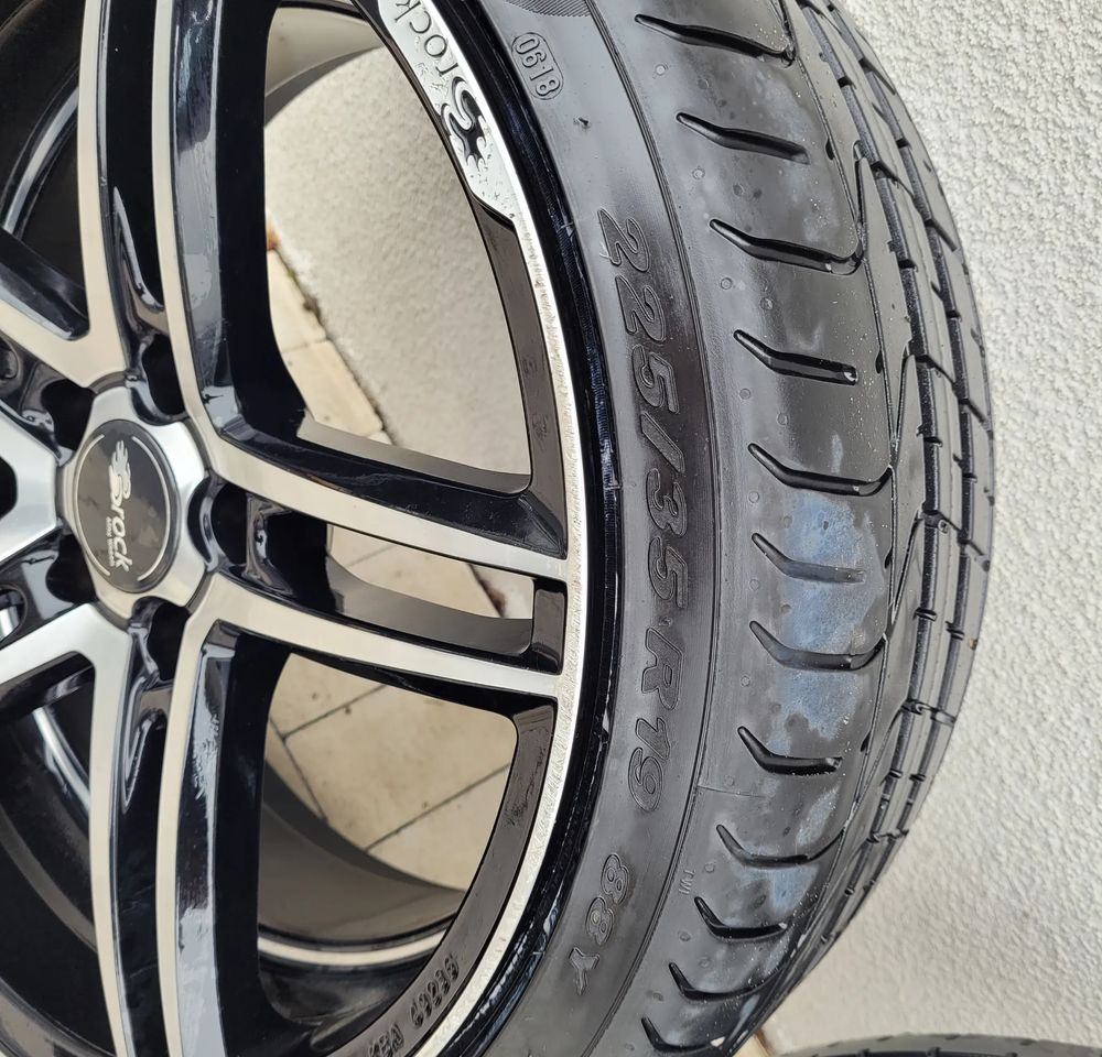 ALUSY KOŁA BROK BMW 19 8.5J OPONY 225/35R19 PIRELLI - Шини і диски в категорії Вантажівки: фото 5 ALUSY KOŁA BROK BMW 19 8.5J OPONY 225/35R19 PIRELLI - Шини і диски в категорії Вантажівки: фото 5