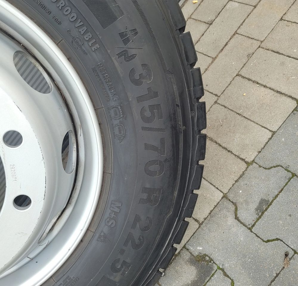 KOŁO CONTINENTAL CONTI HYBRID HD3 315/70R22.5 FELGA 9.00 - Шини і диски в категорії Вантажівки: фото 3 KOŁO CONTINENTAL CONTI HYBRID HD3 315/70R22.5 FELGA 9.00 - Шини і диски в категорії Вантажівки: фото 3