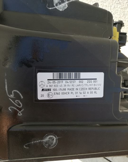 Lampy MERCEDES ACTROS Mp4 Antos ORYGINAŁ - Передня фара в категорії Вантажівки: фото 3 Lampy MERCEDES ACTROS Mp4 Antos ORYGINAŁ - Передня фара в категорії Вантажівки: фото 3