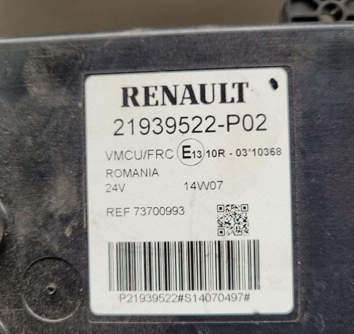 STEROWNIK RENAULT RANGE T 21939522-P02 - Електрична система: фото 2 STEROWNIK RENAULT RANGE T 21939522-P02 - Електрична система: фото 2