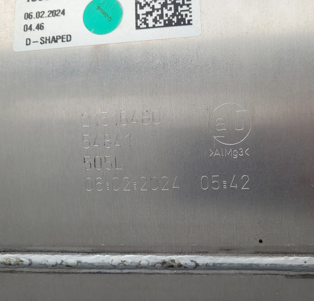 ZBIORNIK PALIWA VOLVO FH4 FH5 GAMA 160x55x68cm 505L 21516480 CHWALIM116 - Паливний бак в категорії Вантажівки: фото 4 ZBIORNIK PALIWA VOLVO FH4 FH5 GAMA 160x55x68cm 505L 21516480 CHWALIM116 - Паливний бак в категорії Вантажівки: фото 4