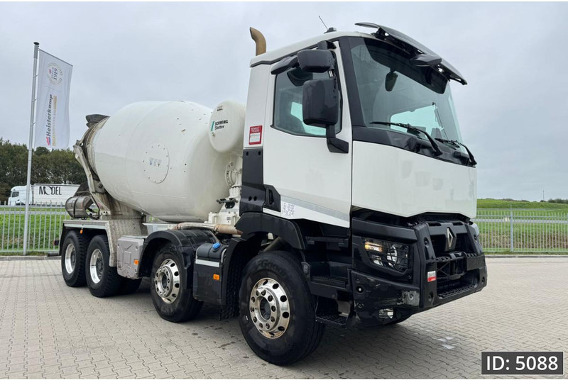 Renault C480 Day Cab, Euro 6, 8x4 / Full steel / 9m3 / TOP!! - Автобетонозмішувач: фото 4 Renault C480 Day Cab, Euro 6, 8x4 / Full steel / 9m3 / TOP!! - Автобетонозмішувач: фото 4