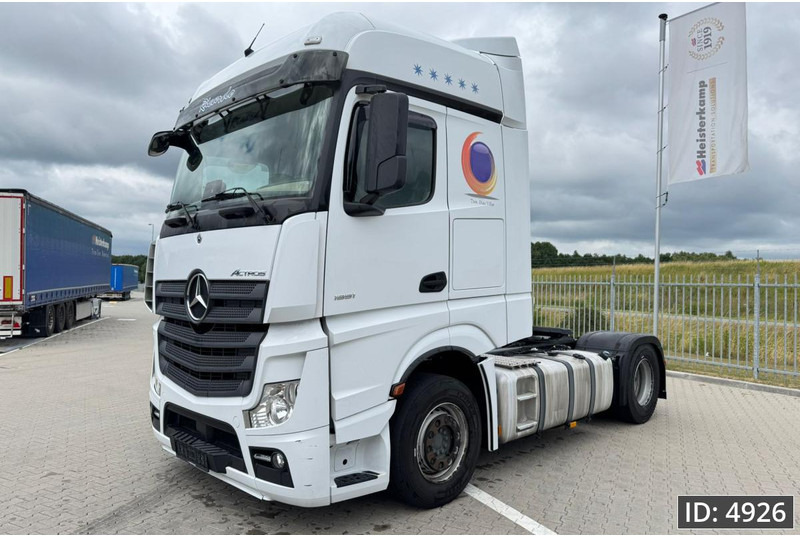 Тягач Mercedes-Benz Actros 1851 BigSpace, Euro 6, / Retarder / Standklima / 2 Tanks / BigSpace, Intarder: фото 1