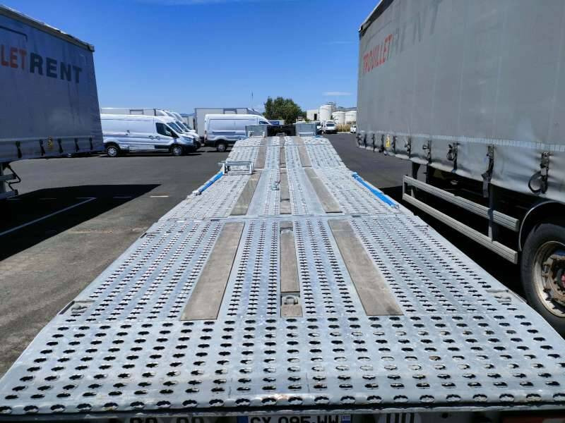 Semi-remorque 3 Essieux 38 TONNES DRAWER PORTE A FAUX HYDRAULIQUE VOLET COULISSANT - Автовоз напівпричіп: фото 3 Semi-remorque 3 Essieux 38 TONNES DRAWER PORTE A FAUX HYDRAULIQUE VOLET COULISSANT - Автовоз напівпричіп: фото 3