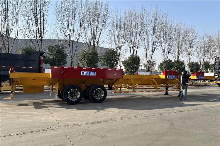 TITAN 20/40FT Terminal Trailer for Sale In Uganda - Контейнеровоз/ Змінний кузов напівпричіп: фото 4 TITAN 20/40FT Terminal Trailer for Sale In Uganda - Контейнеровоз/ Змінний кузов напівпричіп: фото 4