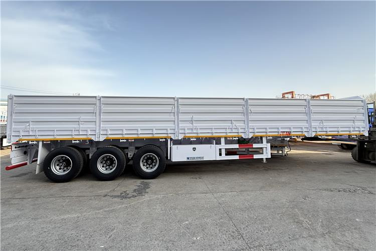 TITAN 2025 New 60 Ton Dropside Wall Trailer for Sale In Zimbabwe - Бортовий напівпричіп/ Платформа: фото 5 TITAN 2025 New 60 Ton Dropside Wall Trailer for Sale In Zimbabwe - Бортовий напівпричіп/ Платформа: фото 5