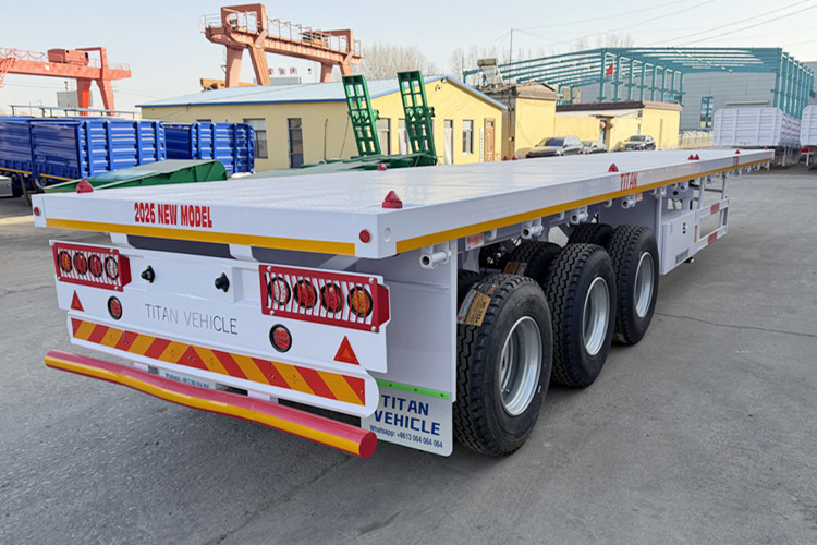 TITAN 2026 New Flatbed Trailers for Sale in Ghana - Бортовий напівпричіп/ Платформа: фото 3 TITAN 2026 New Flatbed Trailers for Sale in Ghana - Бортовий напівпричіп/ Платформа: фото 3