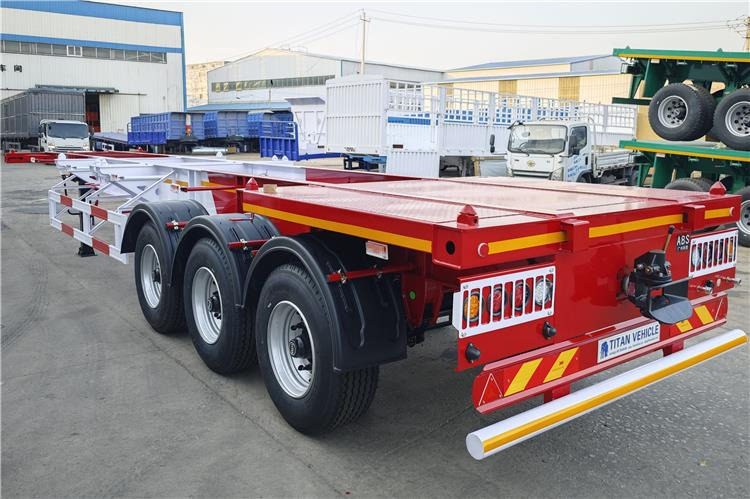 TITAN 3 Axle 40ft Container Chassis Trailer for Sale In Guam - Шасі напівпричіп: фото 3 TITAN 3 Axle 40ft Container Chassis Trailer for Sale In Guam - Шасі напівпричіп: фото 3