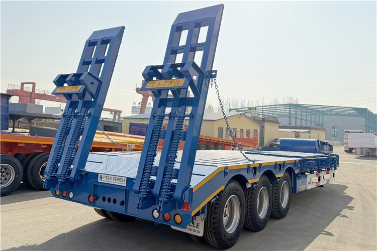TITAN 3 Axle 80 Ton Low Bed Trailer Price for Sale In Nigeria - Низькорамна платформа напівпричіп: фото 5 TITAN 3 Axle 80 Ton Low Bed Trailer Price for Sale In Nigeria - Низькорамна платформа напівпричіп: фото 5
