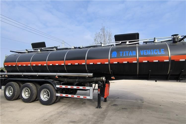TITAN 3 Axle Asphalt Tank Semi Trailer for Sale In Nigeria - Напівпричіп цистерна: фото 5 TITAN 3 Axle Asphalt Tank Semi Trailer for Sale In Nigeria - Напівпричіп цистерна: фото 5