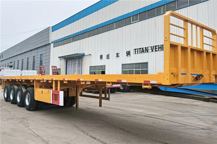TITAN 4 Axle Flatbed Trailer for Sale Price In Senegal - Бортовий напівпричіп/ Платформа: фото 3 TITAN 4 Axle Flatbed Trailer for Sale Price In Senegal - Бортовий напівпричіп/ Платформа: фото 3