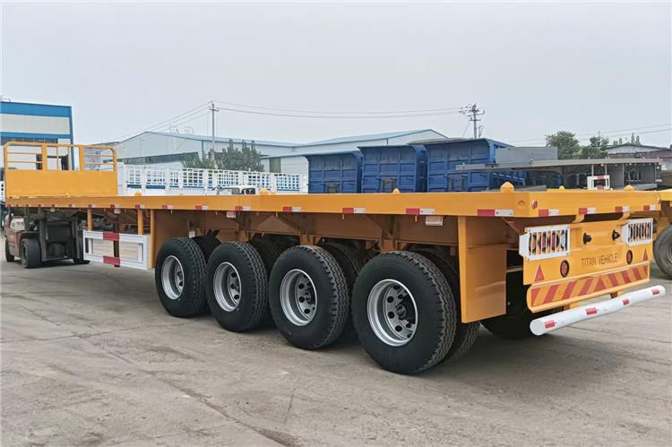 TITAN 4 Axle Flatbed Trailer for Sale Price In Senegal - Бортовий напівпричіп/ Платформа: фото 2 TITAN 4 Axle Flatbed Trailer for Sale Price In Senegal - Бортовий напівпричіп/ Платформа: фото 2