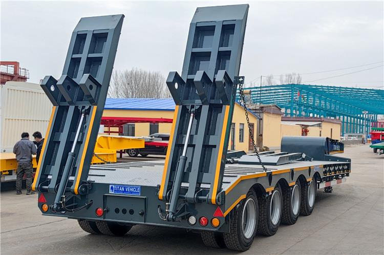 TITAN 4 Axle Low Loader Trailer for Sale In Jamaica - Низькорамна платформа напівпричіп: фото 3 TITAN 4 Axle Low Loader Trailer for Sale In Jamaica - Низькорамна платформа напівпричіп: фото 3