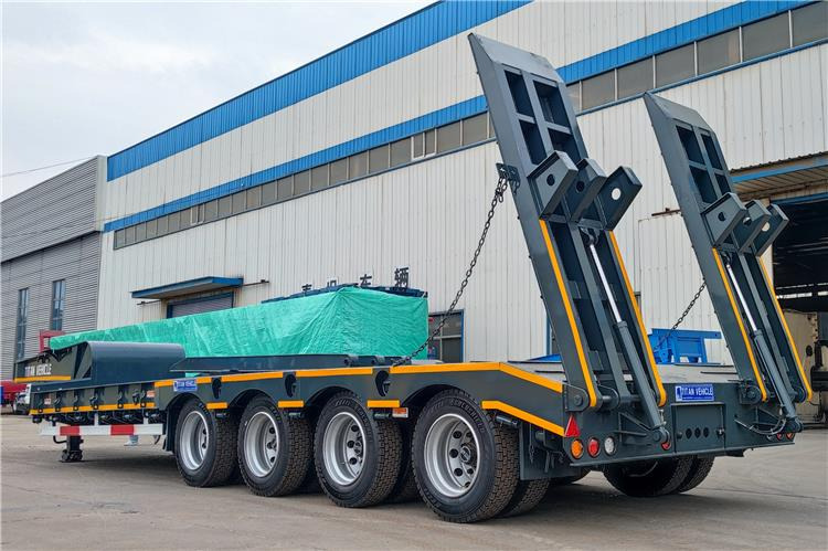 TITAN 4 Axle Low Loader Trailer for Sale In Jamaica - Низькорамна платформа напівпричіп: фото 2 TITAN 4 Axle Low Loader Trailer for Sale In Jamaica - Низькорамна платформа напівпричіп: фото 2