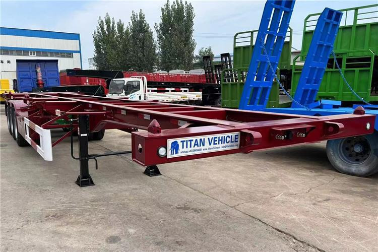 TITAN 40ft Skeleton Trailer Price for Sale In Guyana - Шасі напівпричіп: фото 2 TITAN 40ft Skeleton Trailer Price for Sale In Guyana - Шасі напівпричіп: фото 2