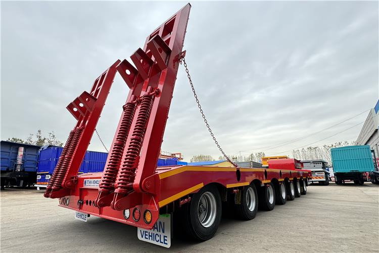 TITAN 7 Axle 120 Ton Lowbed Trailer for Sale In Saudi Arabia - Низькорамна платформа напівпричіп: фото 2 TITAN 7 Axle 120 Ton Lowbed Trailer for Sale In Saudi Arabia - Низькорамна платформа напівпричіп: фото 2