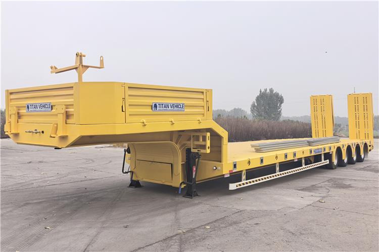 TITAN Heavy Duty 4 Low Bed Trailer for Sale Price In Guinea - Низькорамна платформа напівпричіп: фото 2 TITAN Heavy Duty 4 Low Bed Trailer for Sale Price In Guinea - Низькорамна платформа напівпричіп: фото 2
