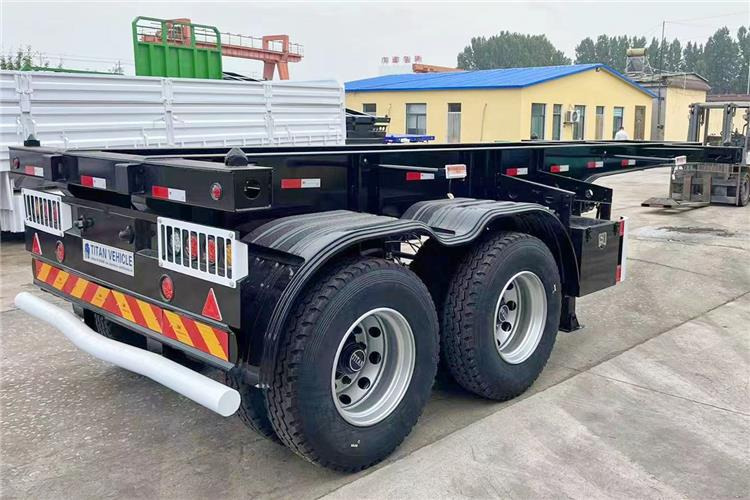 TITAN In Stock 20 ft Shipping Container Trailer for Sale In Ghana - Шасі напівпричіп: фото 3 TITAN In Stock 20 ft Shipping Container Trailer for Sale In Ghana - Шасі напівпричіп: фото 3
