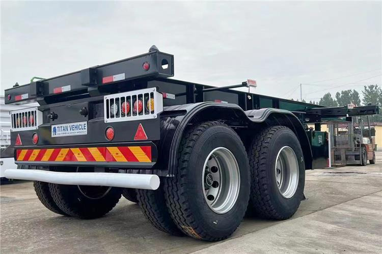 TITAN In Stock 20 ft Shipping Container Trailer for Sale In Ghana - Шасі напівпричіп: фото 4 TITAN In Stock 20 ft Shipping Container Trailer for Sale In Ghana - Шасі напівпричіп: фото 4