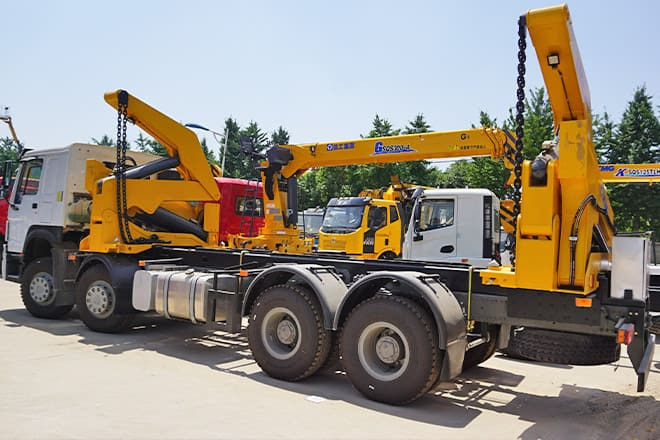 XCMG 20Ft Container Side Lift Truck for Sale in Guyana - Контейнеровоз/ Змінний кузов вантажівка: фото 1 XCMG 20Ft Container Side Lift Truck for Sale in Guyana - Контейнеровоз/ Змінний кузов вантажівка: фото 1
