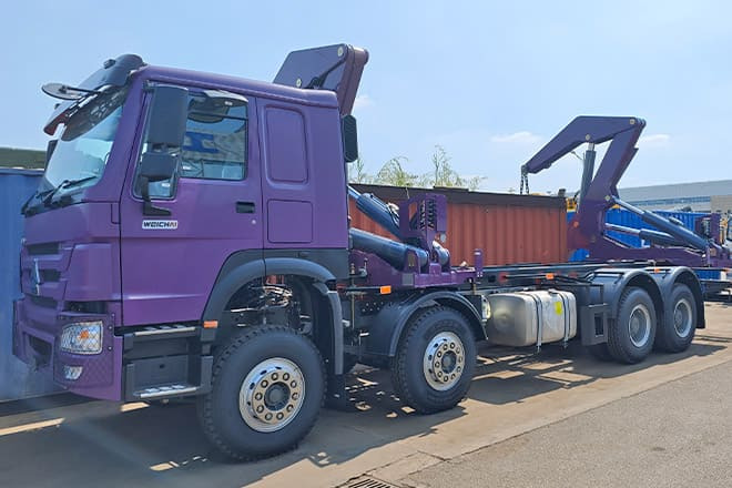 XCMG 37 Ton Container Side Lifter Truck for Sale in Kiribati - Контейнеровоз/ Змінний кузов вантажівка: фото 1 XCMG 37 Ton Container Side Lifter Truck for Sale in Kiribati - Контейнеровоз/ Змінний кузов вантажівка: фото 1