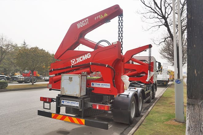 XCMG 37 Ton Side Loader Truck for Sale in Mexico - Контейнеровоз/ Змінний кузов вантажівка: фото 3 XCMG 37 Ton Side Loader Truck for Sale in Mexico - Контейнеровоз/ Змінний кузов вантажівка: фото 3