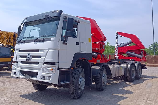 XCMG XCMG Side Loader Truck Container for Sale in Barbados - Контейнеровоз/ Змінний кузов вантажівка: фото 2 XCMG XCMG Side Loader Truck Container for Sale in Barbados - Контейнеровоз/ Змінний кузов вантажівка: фото 2