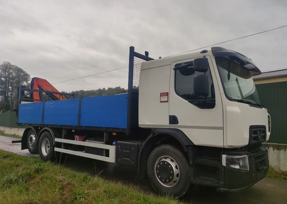 Renault Gama D 26.320 skrzynia hds palfinger PK15500 - Вантажівка з маніпулятором, Бортова вантажівка/ Платформа: фото 3 Renault Gama D 26.320 skrzynia hds palfinger PK15500 - Вантажівка з маніпулятором, Бортова вантажівка/ Платформа: фото 3
