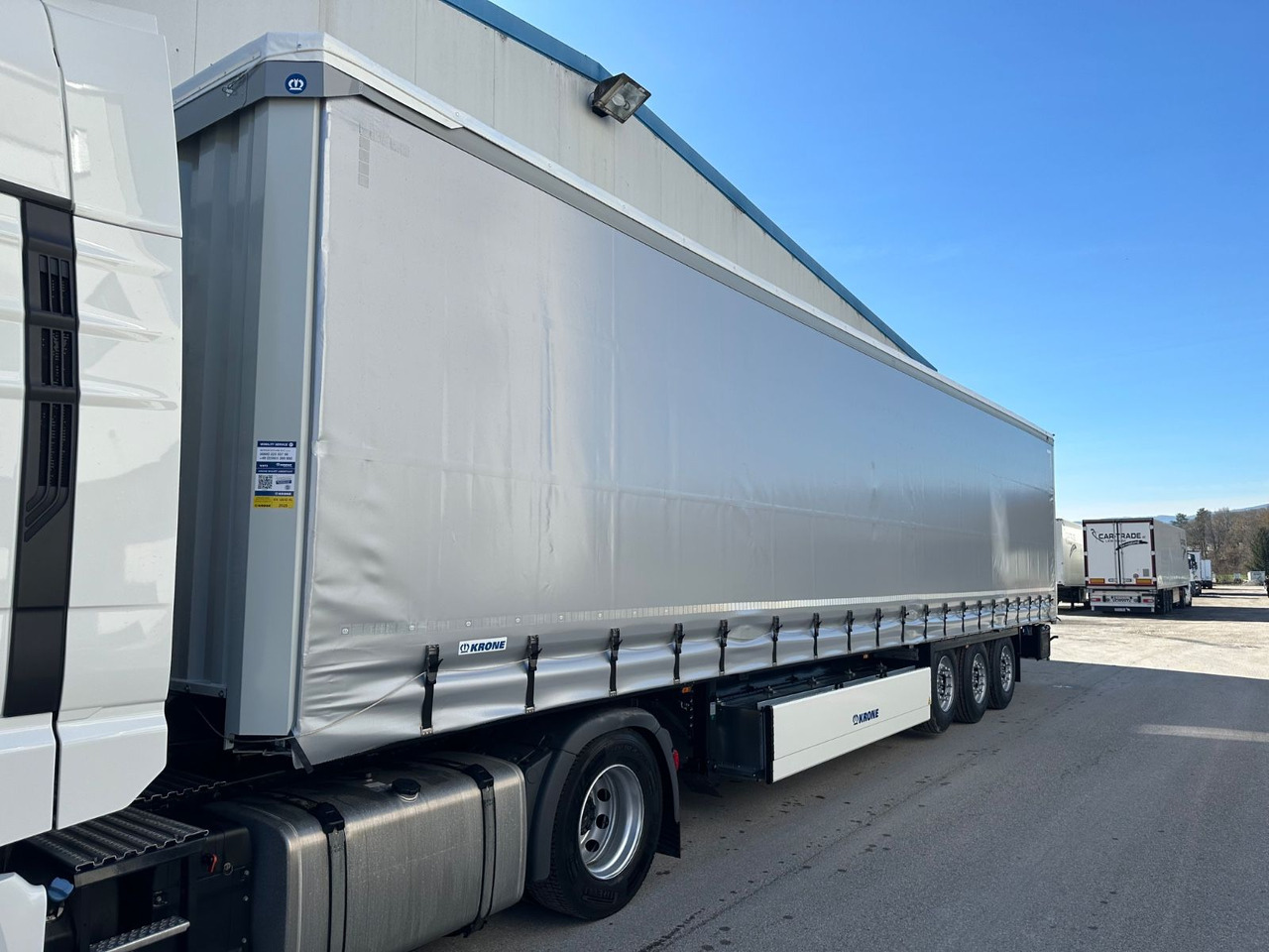 Krone SDP27 Lift/Pal-Kast/Alulatten Krone SDP27 Lift/Pal-Kast/Alulatten 5STK - Тентований напівпричіп: фото 1 Krone SDP27 Lift/Pal-Kast/Alulatten Krone SDP27 Lift/Pal-Kast/Alulatten 5STK - Тентований напівпричіп: фото 1