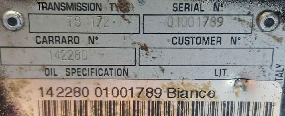 Corraro skrzynia biegów TB172 - Коробка передач та запчастини в категорії Будівельна техніка: фото 4 Corraro skrzynia biegów TB172 - Коробка передач та запчастини в категорії Будівельна техніка: фото 4