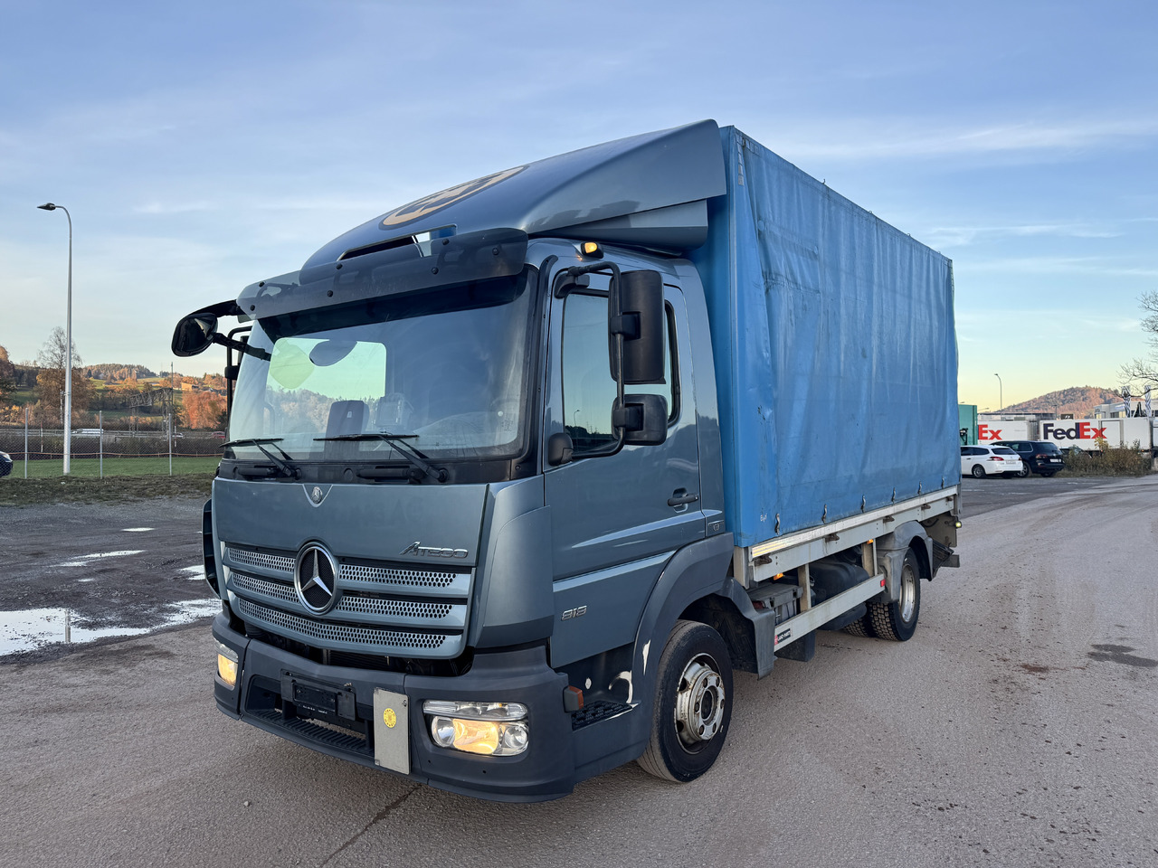 MERCEDES-BENZ Atego 818 - Тентована вантажівка: фото 1 MERCEDES-BENZ Atego 818 - Тентована вантажівка: фото 1