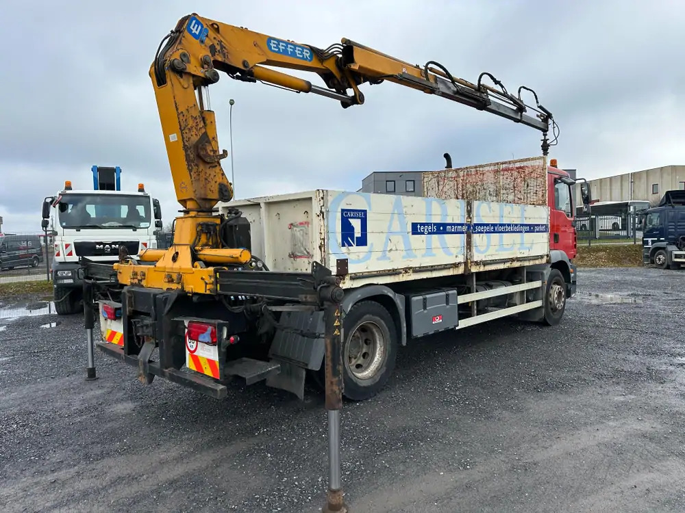 MAN TGM 18.280 *202000 km*Grue EFFER type 120 3 S*PREMIER PROPRIO - Вантажівка з маніпулятором, Бортова вантажівка/ Платформа: фото 2 MAN TGM 18.280 *202000 km*Grue EFFER type 120 3 S*PREMIER PROPRIO - Вантажівка з маніпулятором, Бортова вантажівка/ Платформа: фото 2
