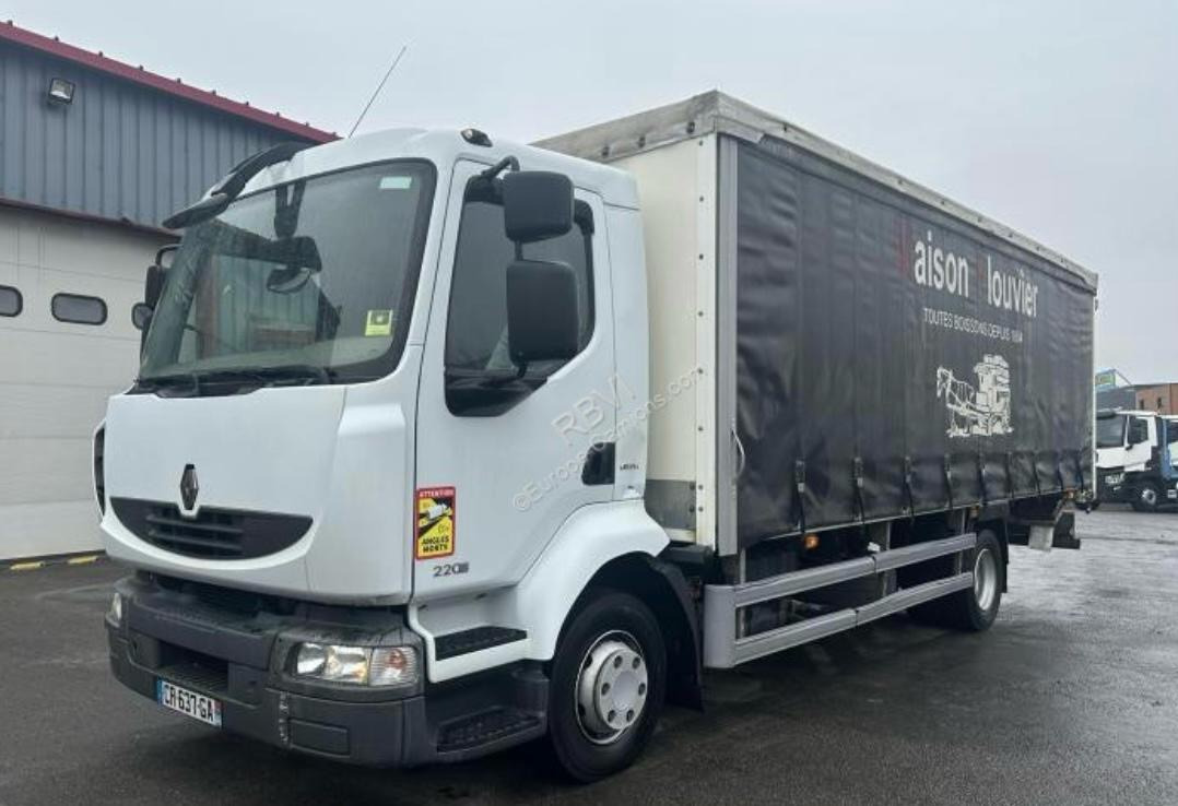 RENAULT MIDLUM 12.220 - Тентована вантажівка: фото 1 RENAULT MIDLUM 12.220 - Тентована вантажівка: фото 1