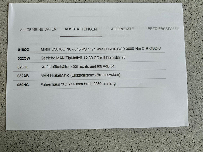 MAN TGS 33.640 6x4 Kipphydraulic-Retarder - Тягач: фото 5 MAN TGS 33.640 6x4 Kipphydraulic-Retarder - Тягач: фото 5