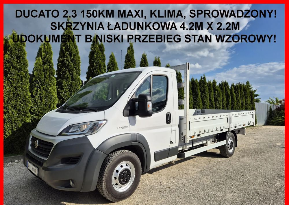 Fiat DUCATO 2.3 150KM MAXI - Легка бортова вантажівка: фото 1 Fiat DUCATO 2.3 150KM MAXI - Легка бортова вантажівка: фото 1