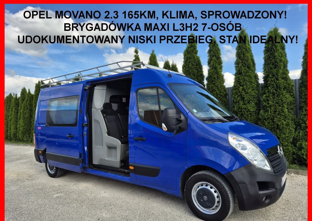 Opel Movano 2.3 165KM - Суцільнометалевий фургон: фото 1 Opel Movano 2.3 165KM - Суцільнометалевий фургон: фото 1