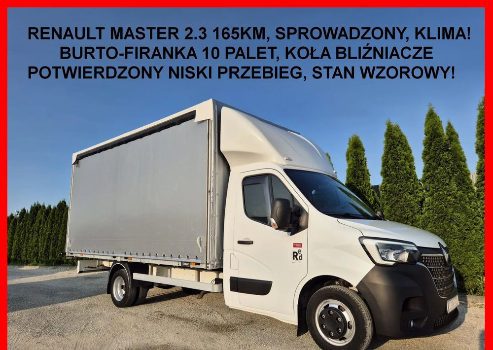 Renault Master 2.3 165KM Burto firanka - Тентований фургон: фото 1 Renault Master 2.3 165KM Burto firanka - Тентований фургон: фото 1
