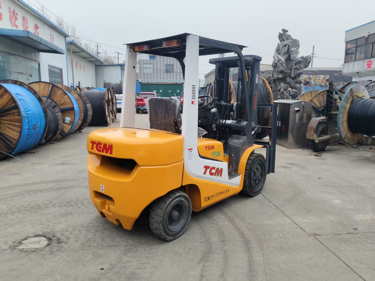 TCM FD30 Japan brand used 3 ton 4.5m diesel forklift Customizable mast clamps - Дизельний навантажувач: фото 5 TCM FD30 Japan brand used 3 ton 4.5m diesel forklift Customizable mast clamps - Дизельний навантажувач: фото 5